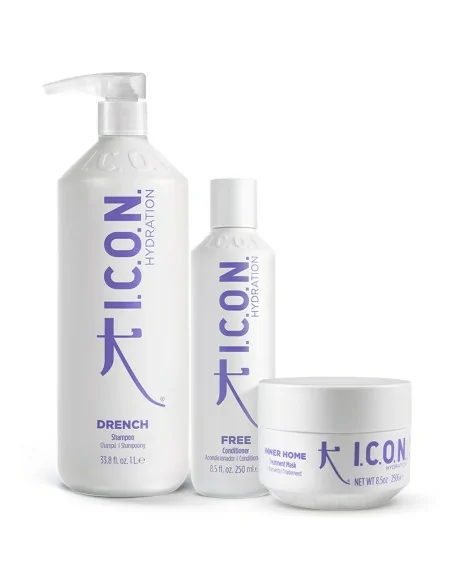 I.C.O.N. - Regimedies Pack Hydration Drench 1000 ml + Free 250 ml + Inner 250 ml