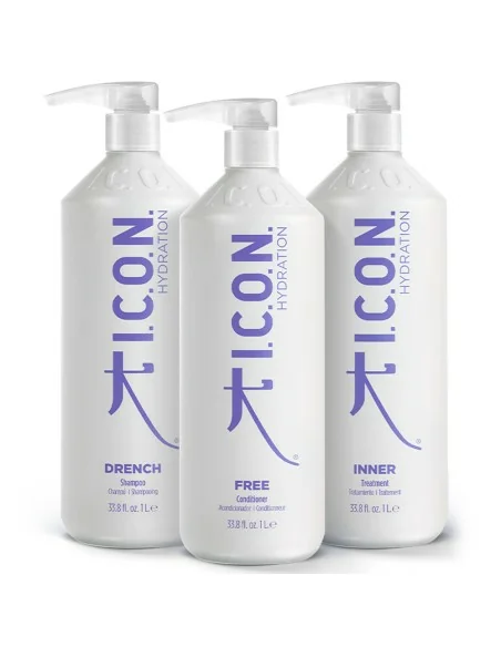 I.C.O.N. - Pack Hydration Edición Limitada Drench 1000 ml + Free 1000 ml + Inner 1000 ml