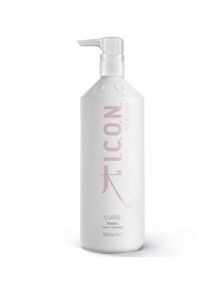 I.C.O.N. - Pack Reparador Cure Champú 1000 ml + Acondicionador 250 g + Spray 250 ml