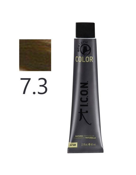 I.C.O.N. - Tinte Permanente Ecotech Dorado 7.3 Rubio 60 ml