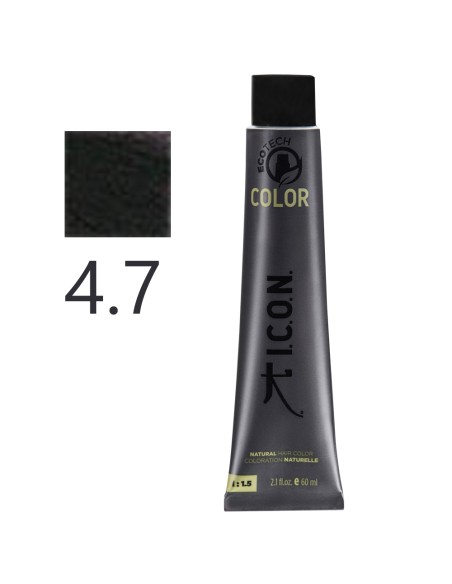 I.C.O.N. - Tinte Permanente Ecotech Violeta 4.7 Castaño Violin 60 ml