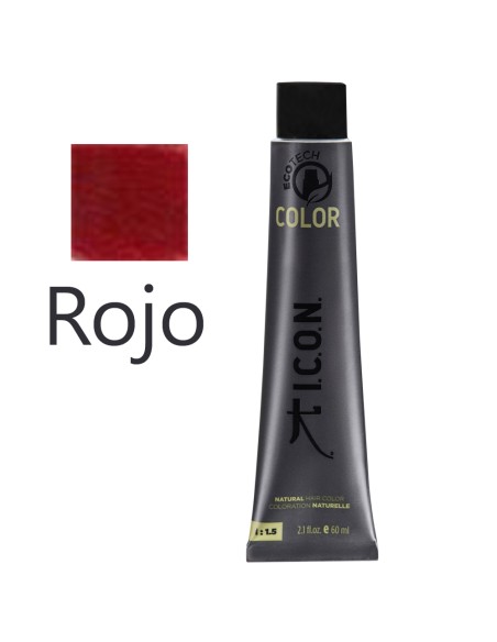 I.C.O.N. - Tinte Permanente Ecotech Booster Intensificador Rojo 60 ml