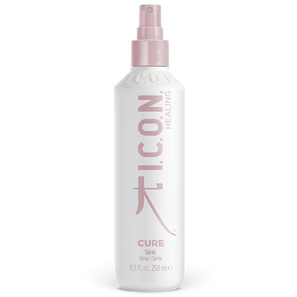 I.C.O.N. - Pack Reparador Cure Champú 250 ml + Acondicionador 250 g + Spray 250 ml