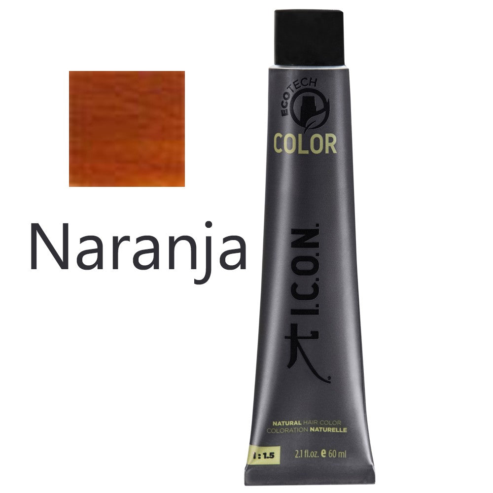 I.C.O.N. - Tinte Permanente Ecotech Booster Intensificador Naranja 60 ml