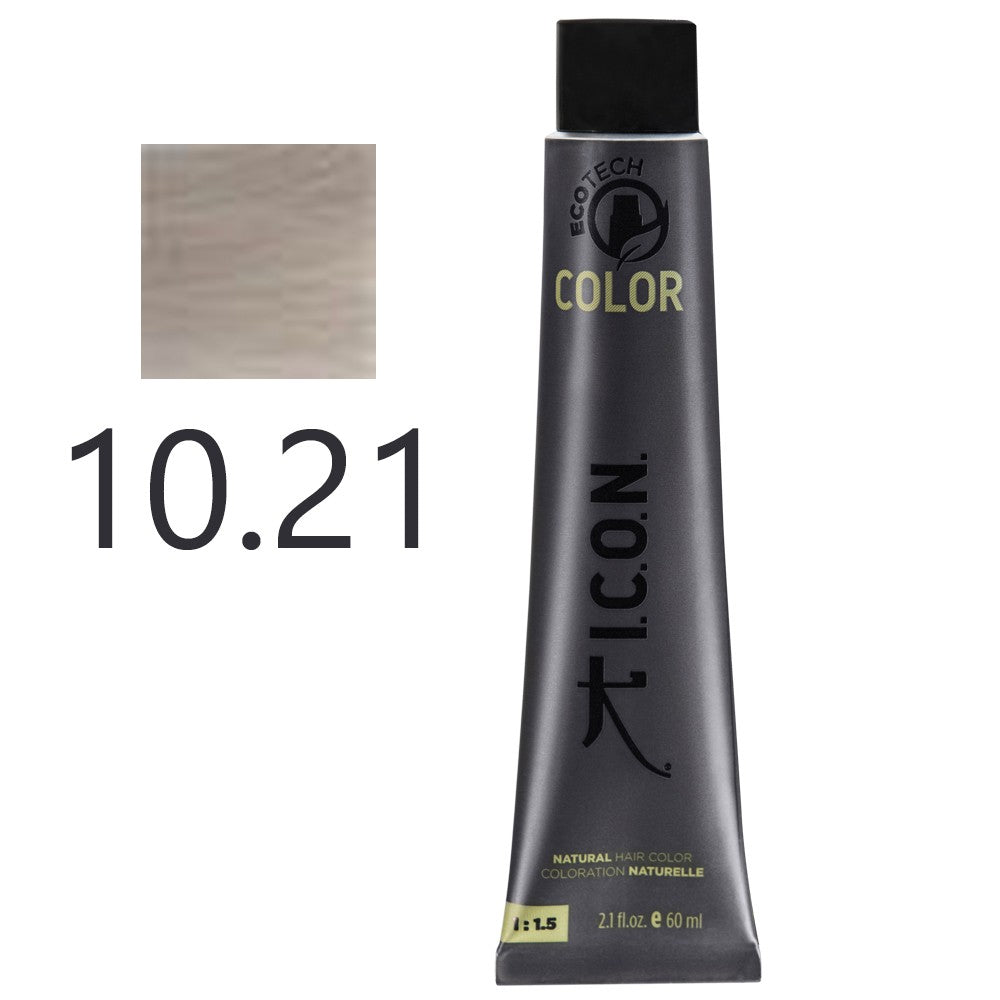 I.C.O.N. - Tinte Permanente Ecotech Perlado 10.21 Platino 60 ml